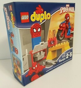 LEGO Duplo Marvel Spider-Man Web Bike Workshop Set 10607 SMALL Sealed Set NEW