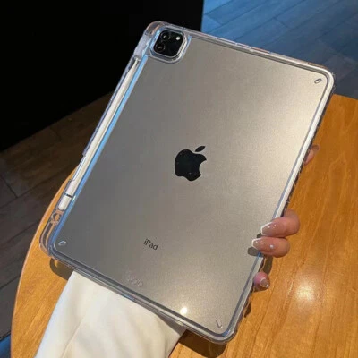 Clear Shockproof Case Acrylic Hard Cover For iPad Pro 13/12.9/11 Air5 7/8/9/10th - Image 1 of 4