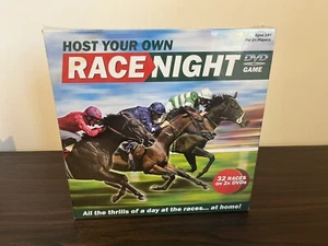 Carrera de Caballos Noche Anfitrión Propio DVD Juego NUEVO SELLADO 32 carreras en 2 DVD Juegos Noche - Imagen 1 de 4