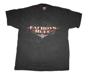 HARLEY DAVIDSON T-Shirt FAT BOYS RULE Nashville TN MUSIC CITY Biker schwarz Gr. L - Bild 1 von 5