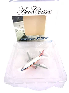 Avión modelo Aeroclassics 1/400 Pluna Boeing 737-200 CX-BHM en caja raro - Imagen 1 de 4