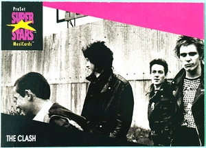 THE CLASH ProSet SuperStars MusiCards 1991 USA 1st Ed. CARD 34Yrs! VINTAGE - Picture 1 of 2