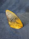 Tapis vintage Jonasson cristal grotte roche sculpture papier ambre poids 3801