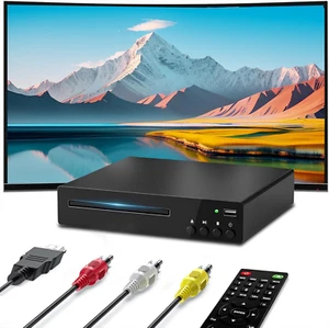 DVD Player TV, Multi Region Free DVD Players with HDMI, RCA/AV Output, USB Por - Picture 1 of 6