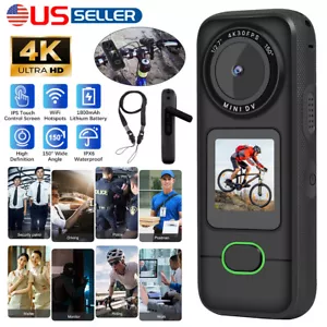 4K HD Wifi Anti-shake Action Camera Waterproof Vlog Sports Selfie Premium Kit US - Picture 1 of 21
