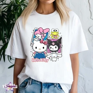 Hello Kitty & Friends Graphic T-Shirt – Cute Kawaii Aesthetic - Picture 1 of 5
