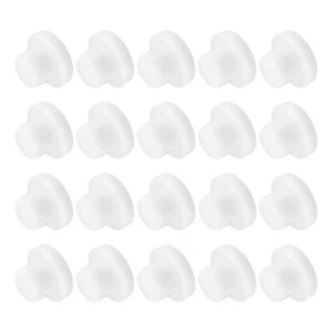 20PCS Silicone Plugs, 1/2in Salt Shakers Solid Stopper Sealing Plug, White - Picture 1 of 5
