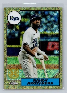 2022 Topps #T87C-2 Randy Arozarena 1987 Topps 35th Anniversary Chrome - Picture 1 of 2