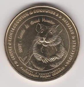 A 2007 TOKEN MEDAILLE MONNAIE DE PARIS -- 68 150 N°4 HUNAWHIR GRAND HAMSTER - Picture 1 of 2