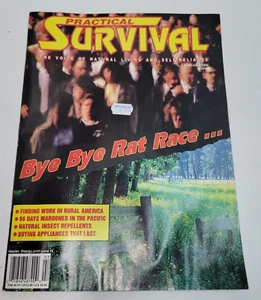 3 Issue Lot Practical Survival Magazine 1992 Self-Reliance Prepping Conspiracy - Picture 1 of 6