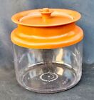 Vintage TUPPERWARE II Orange & Clear Counterparts 3.75 Cup Container #1479 (EUC)