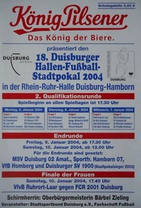 Programm HT Jan 2004 Hamborn 07 MSV Duisburg 02 Am. Buchholz Rheinhausen Walsum - Picture 1 of 1