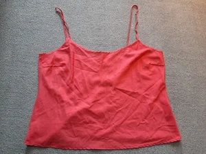 DKNY Womens Top Large L Spaghetti Strap Sleeveless Pink Adjustable strap light - Picture 1 of 4