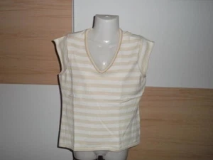 Feinstrick Shirt beige/weiss von my own Gr. XL     - Bild 1 von 1