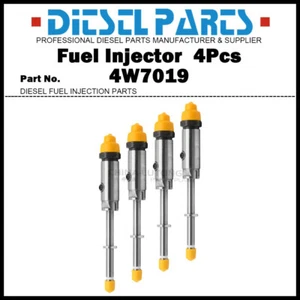 4Pcs Fuel Injector Pencil Nozzle 4W7019 4W7013 0R3536 Fit Caterpillar 3408 3412 - Picture 1 of 11