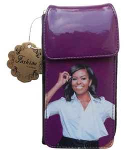 VIBRANTE MICHELLE OBAMA - SMARTPHONE - BILLETERA - ESTUCHE PULSERA BOLSO - Imagen 1 de 4