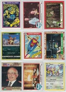Non-Sport Trading Card Lot - Superman, Marvel, Robin Hood (9 Trading Cards) NS2 - Picture 1 of 2