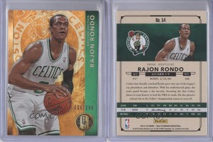 2015-16 Panini Gold Standard /299 Rajon Rondo (Boston Celtics) #54.3