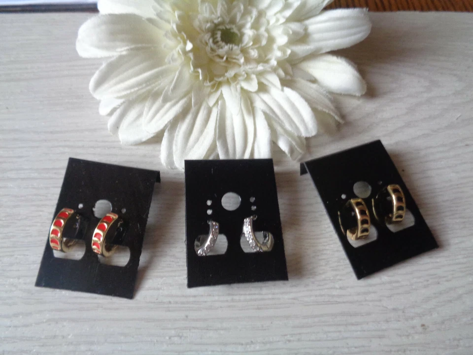 Ohrcreolen silber/gold   3 verschiedene Varianten auswählbar - Bild 1 von 1