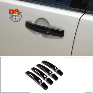 ABS Black Car Door Grab Handle Cover Kit For Land Rover Discovery 4 LR4 2010-16 - Picture 1 of 12