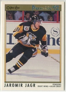1991-92 O-Pee-Chee Premier OPC #24 Jaromir Jagr Pittsburgh Penguins - Picture 1 of 2