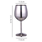 304 Stainless Steel Copper Plated Single-Layer Cocktail Glass 500ml Wine Glas MA