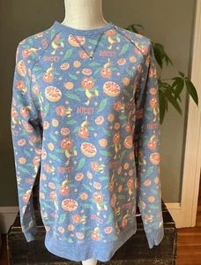 Disney Parks Pullover Crewneck Sweater Sweatshirt - Orange Bird - Women's Small - Picture 1 of 6