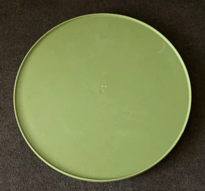 Rubbermaid Lazy Susan 10.5” Turntable Round Avocado Green #2725 -VINTAGE - Image 1 of 4