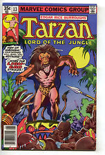 Tarzan Lord Of The Jungle 13 Marvel 1978 NM- Lion Roy Thomas John Buscema