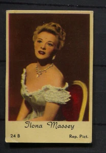 Ilona Massey Vintage Movie Film Star Trading Card No. 24B - Picture 1 of 2