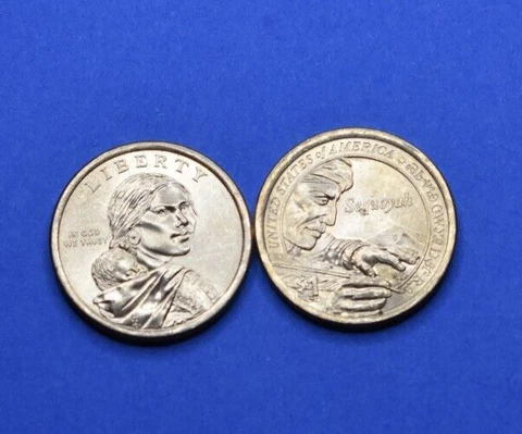 2017 D Sacagawea Native American Golden Dollar Cover