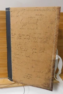 Diario basura hecho a mano diario en blanco cuaderno de viajeros 100 páginas estilo vintage G - Imagen 1 de 22