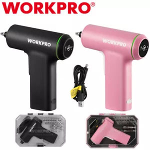 WORKPRO 3.6V Electric Rechargeable Cordless Screwdriver Sets w/28pcs Accessories - Picture 1 of 12