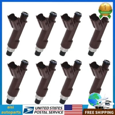 8PCS Fuel injectors For 2005-2009 Toyota Tundra Sequoia Lexus GX470 LX470 4.7L Foto 1 de 4