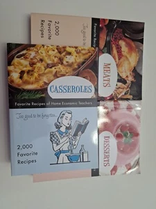 favorite recipes of home economics teachers 3 Cookbook Lot Softcover Cooking  - Bild 1 von 12