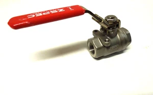 3/8" 2000 NPT Full Port Ball Valve 316 Stainless 2PC Design Seal Welded 153WH - Picture 1 of 3