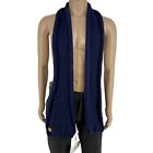 PAUL FRANK Navy Blue Julius Face Knitted Scarf One Size