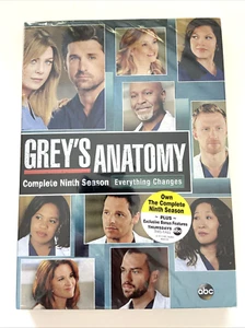 Grey's Anatomy Ninth Season Complete DVD Season 9, Bonus Features NEW - Picture 1 of 3