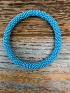 1 SET - Bracelet- Made in NEPAL - 100% Handmade seed beaded Bangle Gift - Picture 1 of 3