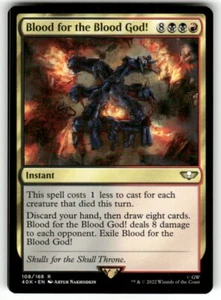 MTG Blood for the Blood God !, comme neuf, English Universes Beyond : Warhammer 40K - Photo 1/2