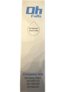 Oh Fulls Kühlschrank Wasserfilter - Blomberg Beko (487) 4960100 7880200 960200 - Bild 1 von 5