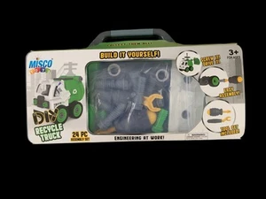 Misco DIY Recycle Truck Build It Yourself 24 PC Assembly Set Toy Tools Engines - Picture 1 of 5