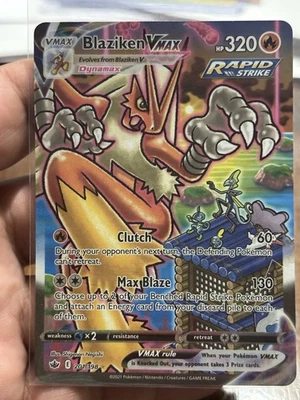 Blaziken VMAX (Alternate Art Secret) 201/198 Sword & Shield  Chilling Reign Holo - Image 1 of 2