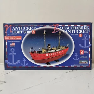 Lindberg 1/95 Scale Plastic Model Nantucket Light Ship # 70860, Open Box - Picture 1 of 4