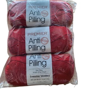 Premier Anti-Pilling Everyday DK New After Wash Acrylic Yarn Size4 Lot of 3 - Picture 1 of 8
