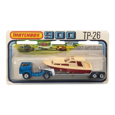 Matchbox 900 TP-26 Boat Transporter Articulated Truck & Trailer Two Packs Lesney - Image 1 of 4