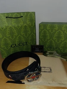 Gucci Gürtel Mickey Mouse – Neu 90/36 – GG Supreme - Imagen 1 de 4