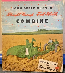 John Deere 1949 n. Brochure combinata 12-A - Foto 1 di 8