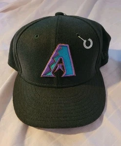 New Era 59FIFTY Arizona Diamondbacks Wool Fitted Hat Cap MLB Size 7 1/4 Green - Picture 1 of 5