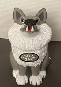 Howling Wolf Cookie Jar Howls When Opened Vintage 1998 Fun Damental Too - Picture 1 of 5